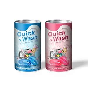 Quick Wash|Premium Front Load Detergent Pod 40|3 In 1 Pods Advanced ...