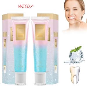 WEEDY Niacinamide Whitening Toothpaste for Radiant Teeth and Sensitive ...