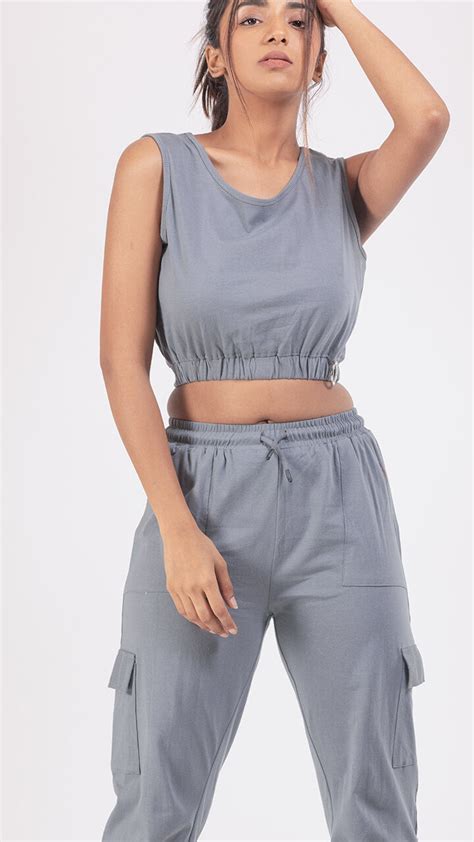 Lacely Jogger Set in Grey – lacely.in