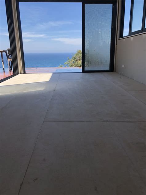 Compressed cement fibre boards as our flooring for our back beach “shed ...