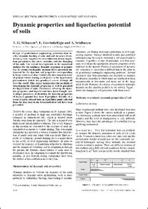 Dynamic properties and liquefaction potential of soils - Publications ...