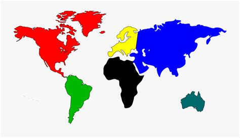 World Map Clip Art Free Clipart Images - Continents Clipart , Free ...