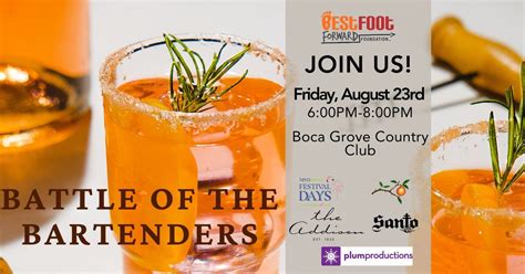 Battle of the Bartenders 2024, Boca Grove, Boca Raton, 23 August 2024 ...