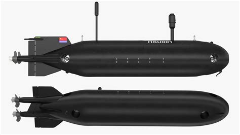 3D HSU 001 Chinese Submarine Drone | 3D Molier International