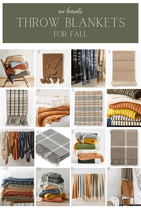 Our Favourite Cozy Fall Blankets - Making it in the Mountains