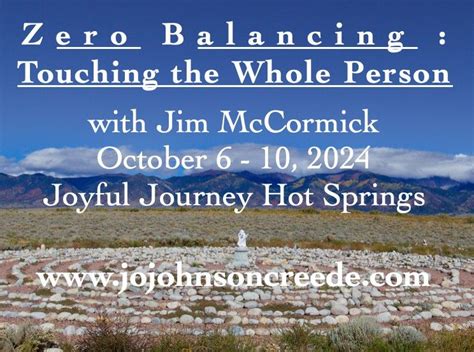 Zero Balancing : Touching the Whole Person with Jim McCormick, Joyful ...