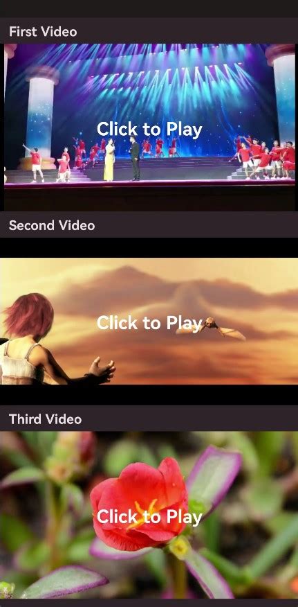 Jetpack Compose Exoplayer Video Streaming Example 的图像结果