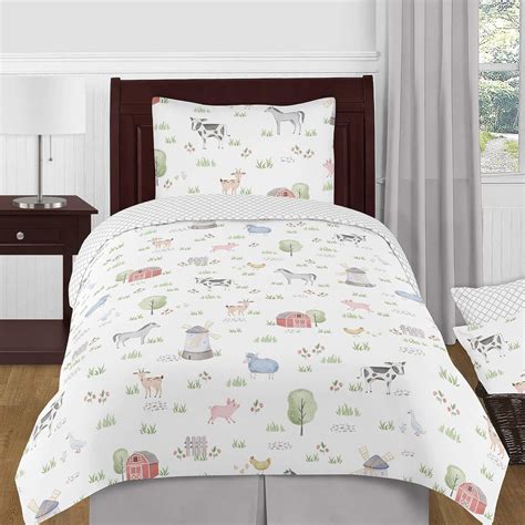 SweetJojoDesigns Sweet Jojo Designs Farm Animals Boy or Girl Small ...