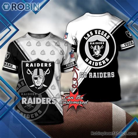 Las vegas raiders shirts personalized go raiders football pattern 3d ...