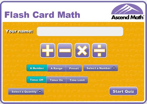 Use Flash Card Math Free! - Ascend Math