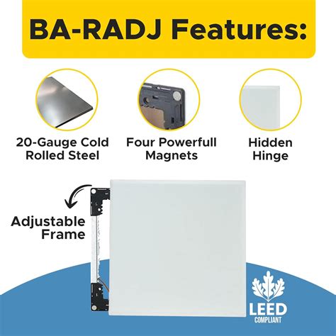 Best Access Doors Best 10.5” x 12” Magnetic Wall Access Panel with ...