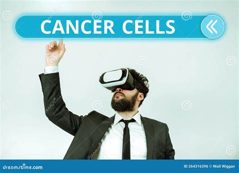 Writing Displaying Text Cancer Cells. Business Idea Forming Solid ...
