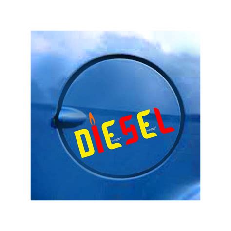 indnone® Candle Diesel Sticker for Car Sticker Stylish Vinyl Decal ...