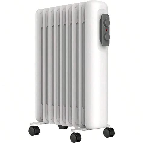 MYLEK Oil Filled Radiator - Electric Heater 2000W - Portable With ...