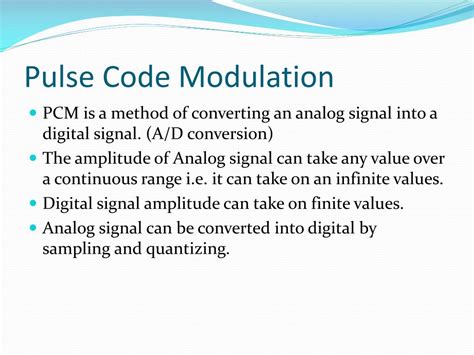 Pulse Code Modulation Presentation Slide 的图像结果