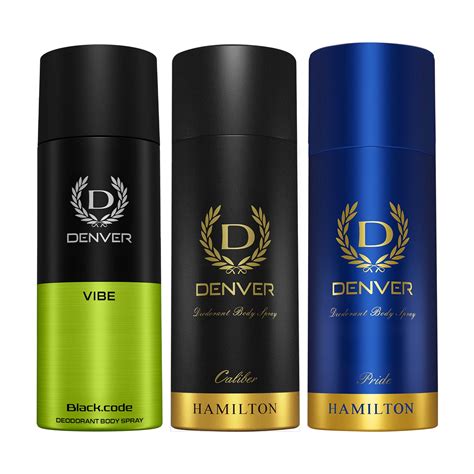 Denver Pack of 3 Deos (Vibe + Caliber + Pride) - 150ml Each – Denverformen