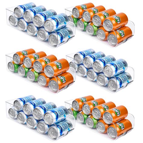 Buy Vtopmart 6 Pack Soda Can Organizer for Refrigerator, Fridge ...