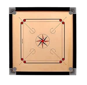 Buy VF 26 inch Plywood Carrom Board with Coins, Striker and Powder ...