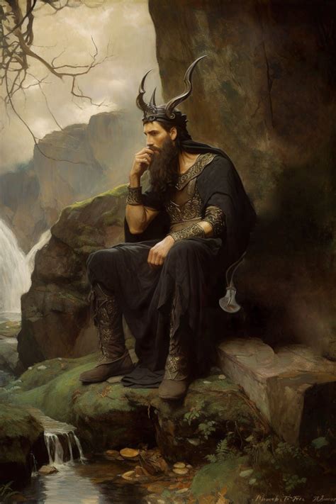 Loki Norse Mythology Trickster God Digital Art Print Poster - Etsy