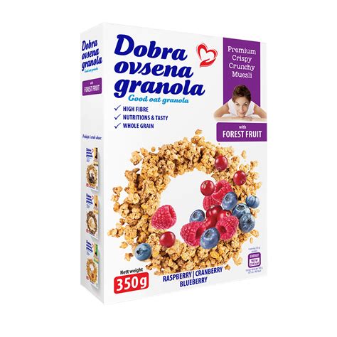LOMAX COMPANY doo | Dobra ovsena granola sumsko voce 350g | Maxi