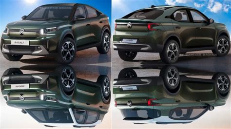 Citroen Basalt Facelift Visualized in Non-commissioned Rendering