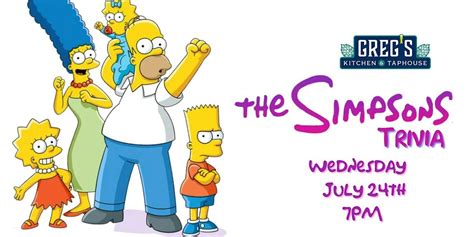 The Simpsons Trivia at Greg’s Kitchen and Taphouse, 4433 West 29th ...
