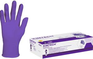 Kimberly Clark Kimtech Purple Nitrile Exam Gloves Size M, 55082 (Pack ...