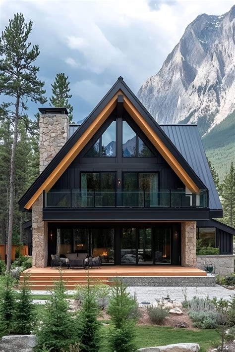 74 Modern A-Frame Houses Ideas for Your Perfect Escape | A frame house ...
