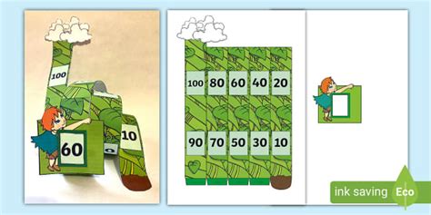 👉 Jack and the Beanstalk Counting in Multiples of 10