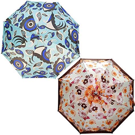 RAINPOPSON 2 Fold Printed Big Size Chatri Umbrella for Women & Men UV ...