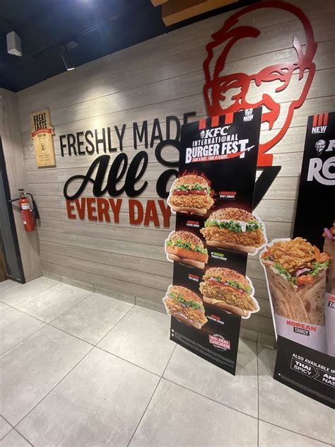 Menu at KFC, Hyderabad, RR