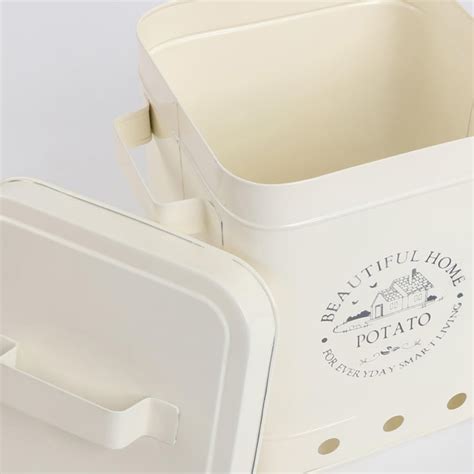 Buy Mendo Metal Potato Canister from Home Centre at just INR 1399.0