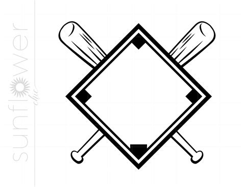Softball Diamond Clipart