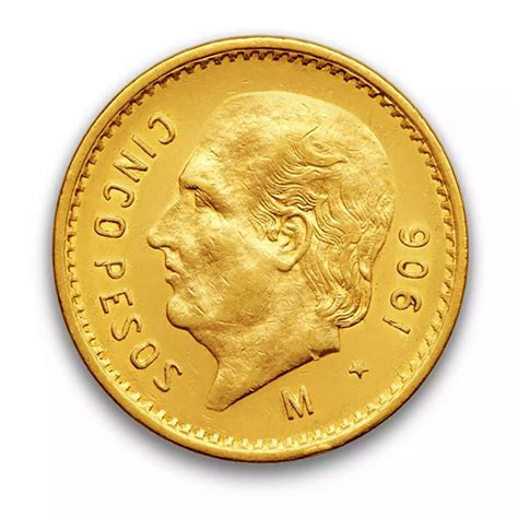 Mexican 5 Peso Gold Coin | Mexican Gold Peso - Morton Grove Coin
