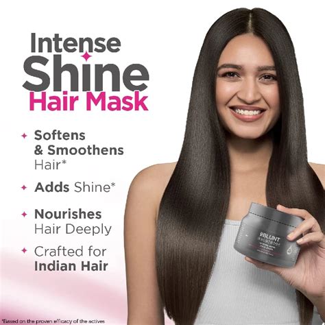 BBLUNT Intense Shine Hair Mask with Rice & Silk Protein