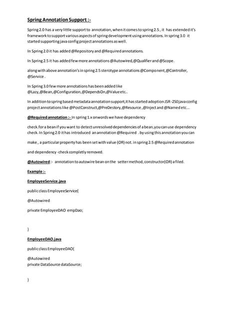 Spring Annotations Explained 的图像结果