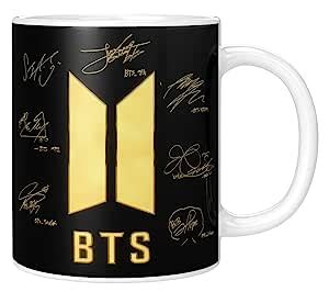 Buy PrintingZone BTS Mug BTS Signature Mug V Suga J-Hope Jungkook Jin ...