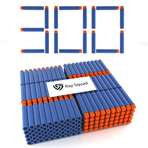 Buy Nerf Darts (300 Pack) Ray Squad Nerf Darts Bulk - Nerf Bullets ...
