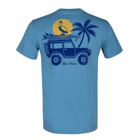 Mad Pelican Men's Blue Short Sleeve Graphic T-shirt (Medium) PMSOWMJ ...