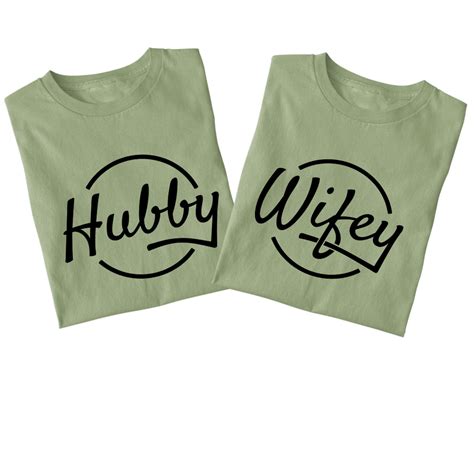 Hubby Wifey Couples T-shirt – The Style Salad