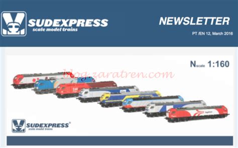 Sudexpress - Vossloh Euro 4000 en diversas decoraciones, escala N ...