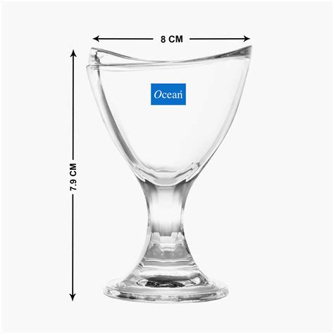 Buy OCEAN Delight Set of 6 Glass Dessert Cups - 203ml from Ocean at ...