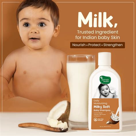 Coconut Milk Shampoo for Baby Hair - Safe for Newborn Scalp