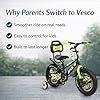 VESCO Kick Pro 14 T Kids Cycle with Balance Wheel & Back Rest Seat ...