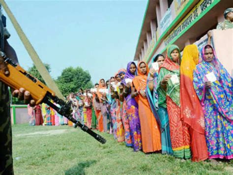 57% polling recorded in Phase I of Bihar assembly poll | The Times of India