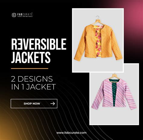 Reversible jackets: 2 Designs in 1 Jacket. – Fabcurate