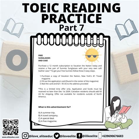 Image result for TOEIC Reading Practice Tests
