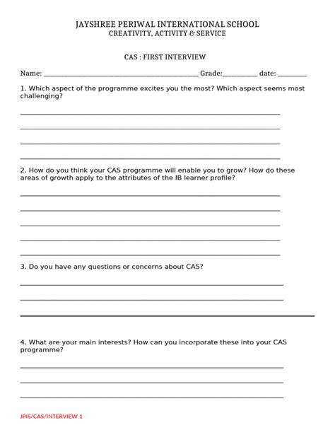 Image result for CAS Interviews