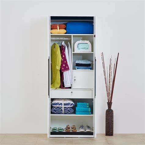 Buy Polaris 2-Door Wardrobe - White from Home Centre at just INR 76665.0