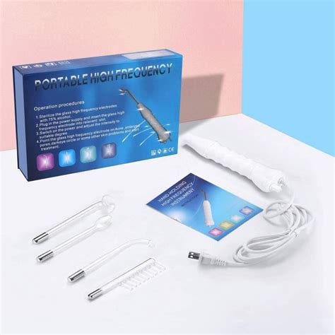 High Frequency Facial Wand: Acne & Anti-Aging Skincare Device
